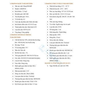 LCD Sharp LM64P101 7.2inch Mới 100% Fanuc CNC