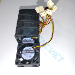SanyoDenki 109P0424H7D30 Quạt tản nhiệt 3 dây 40x40x15 4015 SanyoDenki 109P0424H7D30 24V 0.08A. Lắp cho các Controller Fanuc 16/18/21, Fanuc 16i/18i/21i, driver Fanuc.