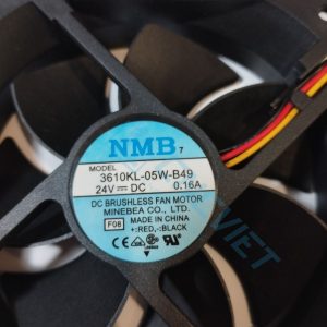 Quạt tản nhiệt 3 dây 92x92x25 NMB 3610KL-05W-B49 24V 0.12A. Lắp cho các Controller Fanuc 16/18/21, Fanuc 16i/18i/21i, driver Fanuc, làm mát các PCB...