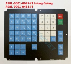 Dùng cho tiện CNC Fanuc 10T, A98L-0001-0481#T, có sẵn lớp keo dán.