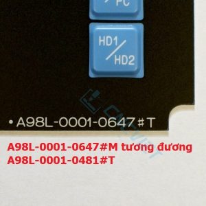 Dùng cho tiện CNC Fanuc 10T, A98L-0001-0481#T, có sẵn lớp keo dán.