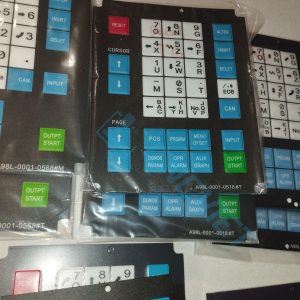 Dùng cho tiện CNC Fanuc 0T. A98L-0001-0518#T Bản VN dẻo dày 0.5mm, có sẵn lớp keo dán.