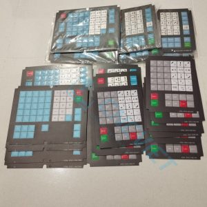 Dùng cho phay CNC Fanuc 0M, A98L-0001-0568#M Bản VN, decal VN dày 0.5mm có sẵn lớp keo dán.