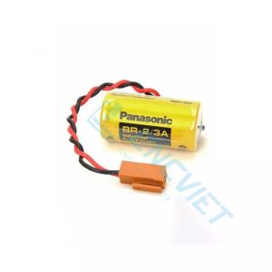 Pin Panasonic BR-2/3A 3V 1600mAH. Tương đương A98L-0031-0006, A02B-0118-K111, A02B-0177-K106. Không chảy nước khi hết pin, mới 100%