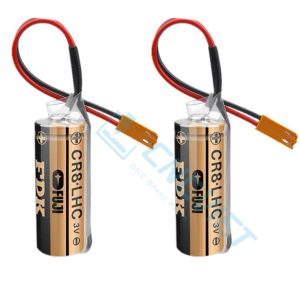 Pin FUJI CR8.LHC 3V 2600mAH. Tương đương A98L-0031-0012, A02B-0200-K102. Không chảy nước khi hết pin, mới 100%