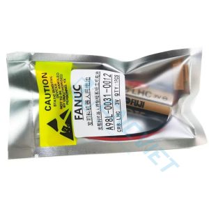 Pin FUJI CR8.LHC 3V 2600mAH. Tương đương A98L-0031-0012, A02B-0200-K102. Không chảy nước khi hết pin, mới 100%