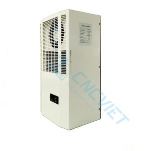 Máy lạnh tủ điện khô CAWS-300 300W (điều hòa tủ điện) bản tiêu nước, lắp cho tủ điện máy CNC. Dải công suất lạnh: 300W, 500W, 800W... 2000W.