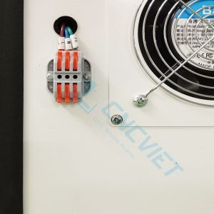 Máy lạnh tủ điện khô CAWS-300 300W (điều hòa tủ điện) bản tiêu nước, lắp cho tủ điện máy CNC. Dải công suất lạnh: 300W, 500W, 800W... 2000W.