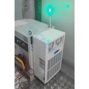 Máy lạnh tủ điện khô CAWS (điều hòa tủ điện) bản tiêu nước, lắp cho tủ điện máy CNC. Dải công suất lạnh: 300W, 500W, 800W... 2000W.