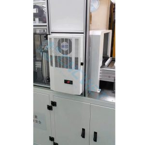 Máy lạnh tủ điện khô CAWS (điều hòa tủ điện) bản tiêu nước, lắp cho tủ điện máy CNC. Dải công suất lạnh: 300W, 500W, 800W... 2000W.