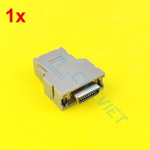 Combo connector Fanuc PCR-20F (combo gồm jack và vỏ hộp) thường dùng trong máy CNC hệ Fanuc, Mitsubishi, Yaskawa, Okuma...