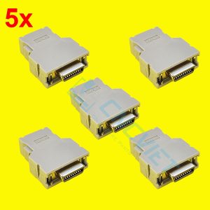 Combo connector Fanuc PCR-20F (combo gồm jack và vỏ hộp) thường dùng trong máy CNC hệ Fanuc, Mitsubishi, Yaskawa, Okuma...