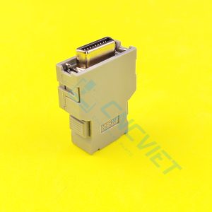 Combo connector Fanuc PCR-20F (combo gồm jack và vỏ hộp) thường dùng trong máy CNC hệ Fanuc, Mitsubishi, Yaskawa, Okuma...