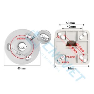Đèn tháp - Đèn báo CNC - 1/2/3 tầng - Thương hiệu YHKJ - Mới 100%. Chân đế gấp xoay 180 độ. Có còi. Bóng LED. Có công tắc chọn chế độ sáng (ON / BLINK).