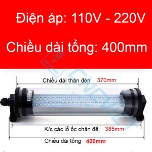 Đèn chiếu sáng máy CNC - Đèn ống LED CNC - Đế xoay 360 độ - Chiếu sáng vùng gia công - Chống nước / bụi / dầu / va đập.
