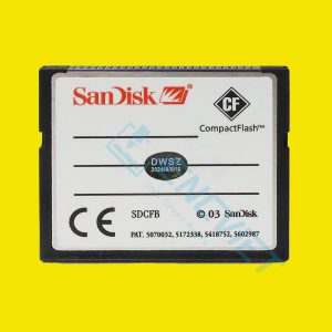 Thẻ CF Sandisk cho máy CNC, model: SDCFB và SDCFJ, tốc độ 133x, dung lượng: 8MB /16MB /32MB /64MB /128MB /256MB /512MB /1GB /2GB... R 20MB/s W 16MB/s