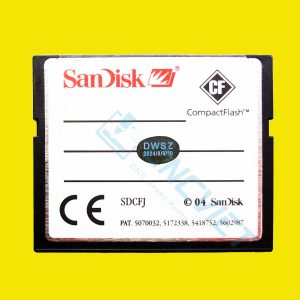 Thẻ CF Sandisk cho máy CNC, model: SDCFB và SDCFJ, tốc độ 133x, dung lượng: 8MB /16MB /32MB /64MB /128MB /256MB /512MB /1GB /2GB... R 20MB/s W 16MB/s