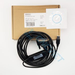 Cáp DNC USB (cáp CNC - RS232 USB to DB25M) - chip FTDI - đúc nguyên khối - chuẩn công nghiệp - CNC Fanuc/Mitsubishi, hỗ trợ Win XP/7/8/10/11 32/64bit, LINUX