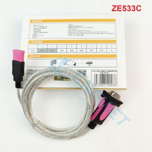 Cáp USB COM Z-TEK ZE533C (cáp USB RS232) sử dụng chip FTDI là loại chuyên dùng cho máy CNC, độ ổn định cao, không lỗi, free driver Win 7/8/10/11, LINUX