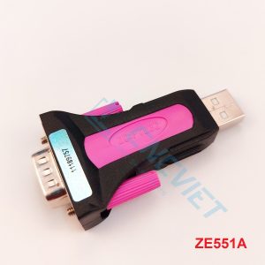 Đầu chuyển USB COM Z-TEK ZE551A (USB to RS232) sử dụng chip FTDI, chuyên dùng cho máy CNC, độ ổn định cao, không lỗi, free driver Win 7/8/10/11, LINUX