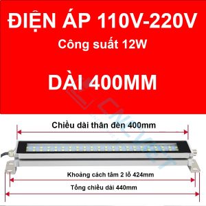 Đèn chiếu sáng máy CNC - Đèn LED vuông CNC - Đế xoay 360 độ - Kính cường lực - Thân hợp kim nhôm. Chống cháy - chống nước - chống dầu.