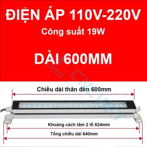 Đèn chiếu sáng máy CNC - Đèn LED vuông CNC - Đế xoay 360 độ - Kính cường lực - Thân hợp kim nhôm. Chống cháy - chống nước - chống dầu.