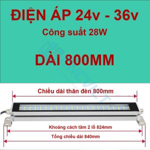Đèn chiếu sáng máy CNC - Đèn LED vuông CNC - Đế xoay 360 độ - Kính cường lực - Thân hợp kim nhôm. Chống cháy - chống nước - chống dầu.