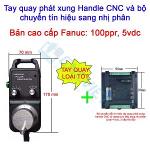 Tay quay phát xung handle CNC dùng cho các máy CNC Fanuc 3, 6, 10/11, 0, 15, 16/18/21, 16i/18i/21i, 0i, 30i, 31i, 32i,… các máy CNC hệ Meldas Mitsubishi