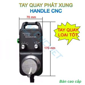 Tay quay phát xung handle (handwheel) dùng cho các máy CNC Fanuc 3, 6, 10/11, 0, 15, 16/18/21, 16i/18i/21i, 0i, 30i, 31i, 32i,… hàng mới 100%