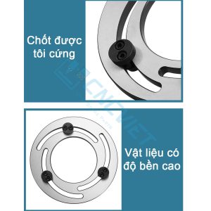Vòng sửa chấu mâm cặp thủy lực giúp máy tiện CNC của bạn định tâm chấu kẹp, tăng lực kẹp phôi đều hơn, giảm rung lắc khi gia công, tăng độ chính xác,...