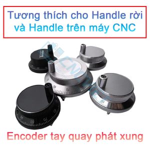 Encoder tay quay phát xung được dùng thay thế cho các loại handle, hanwheel, MPG của máy phay, tiện CNC. Giải pháp điều khiển chính xác cho máy CNC