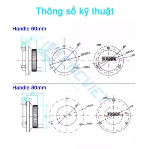 Encoder tay quay phát xung được dùng thay thế cho các loại handle, hanwheel, MPG của máy phay, tiện CNC. Giải pháp điều khiển chính xác cho máy CNC
