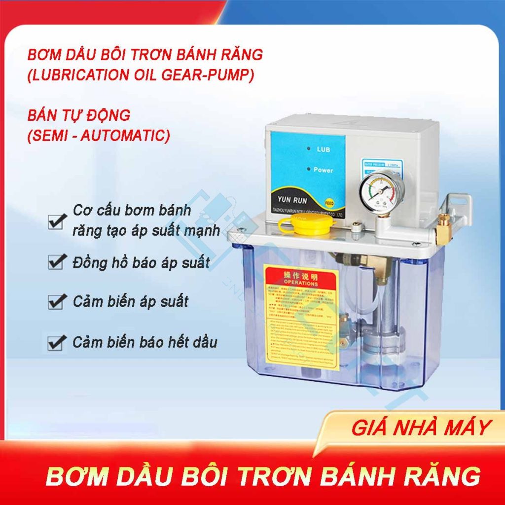 BƠM DẦU BÁNH RĂNG - GIẢI PHÁP TỐI ƯU CHO MÁY CNC