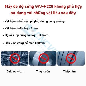 Máy đo độ cứng kim loại cầm tay Goyojo GYJ-H220 là một thiết bị đo độ cứng vật liệu chính xác, phù hợp cho các ngành cơ khí, xây dựng, sản xuất kim loại và kiểm tra chất lượng sản phẩm.