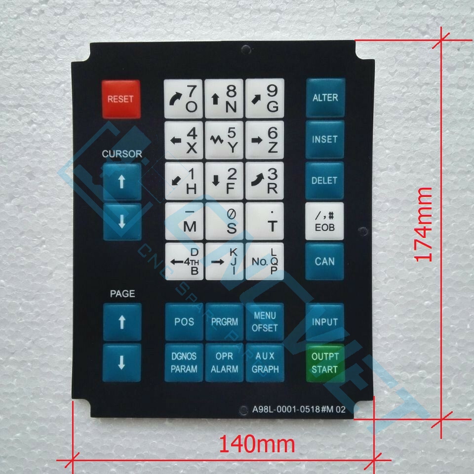 DECAL 0518M SILICON BẢO VỆ BÀN PHÍM CNC