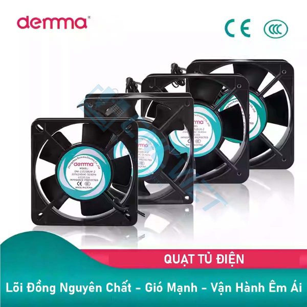 Quạt tủ điện Demma làm mát tủ điện, giảm nhiệt độ cho các thiết bị trong tủ điện như driver, board mạch, contactor, các bộ nguồn,...khỏi quá nhiệt. Giúp bảo vệ tủ điện, tăng tuổi thọ của thiết bị, giảm thời gian và chi phí bảo trì