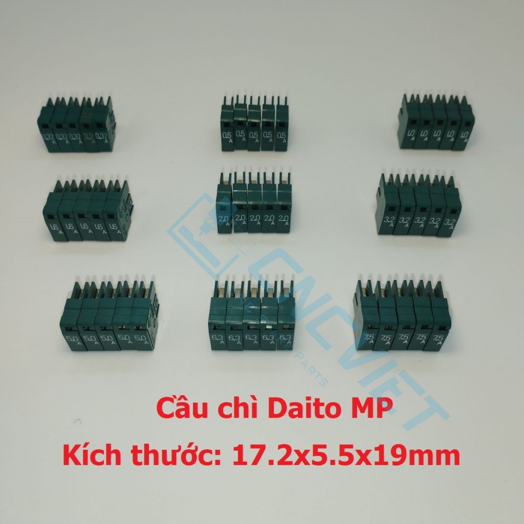 Dòng cầu chì Daito MP đủ các dòng điện