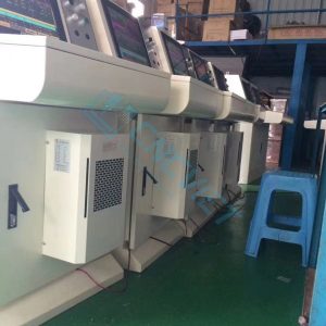 Máy lạnh tủ điện khô CAWS-1500 1500W (điều hòa tủ điện) bản tiêu nước, lắp cho tủ điện máy CNC. Dải công suất lạnh: 300W, 500W, 800W... 2000W.