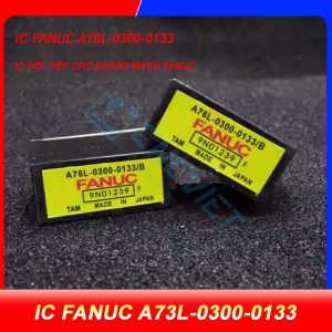 IC hồi tiếp Fanuc A76L-0300-0133 chất lượng cao, hàng chuẩn Fanuc để thay thế cho hệ thống CNC. Đây chính là giải pháp an toàn – bền bỉ – ổn định giúp máy hoạt động lại như mới.