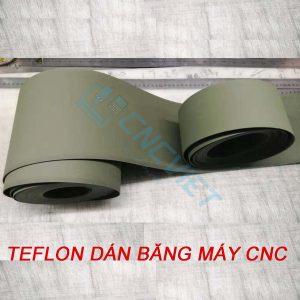 Teflon và keo dán băng máy CNC thương hiệu Shanghai Angcheng là vật liệu chuyên dụng được sử dụng rộng rãi trong ngành cơ khí, giúp giảm ma sát, chống mài mòn và bảo vệ băng trượt của máy CNC. Sản phẩm được nhiều xưởng gia công tin dùng nhờ độ bền vượt trội, khả năng chịu nhiệt tốt và giúp máy vận hành ổn định, chính xác lâu dài.