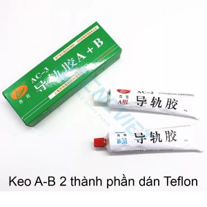 Teflon và keo dán băng máy CNC thương hiệu Shanghai Angcheng là vật liệu chuyên dụng được sử dụng rộng rãi trong ngành cơ khí, giúp giảm ma sát, chống mài mòn và bảo vệ băng trượt của máy CNC. Sản phẩm được nhiều xưởng gia công tin dùng nhờ độ bền vượt trội, khả năng chịu nhiệt tốt và giúp máy vận hành ổn định, chính xác lâu dài.