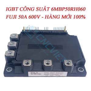 6MBP50RH060 là module IGBT công suất có dòng định mức 75A, điện áp 600V, với khả năng chịu tải ổn định và hiệu suất chuyển mạch cao. Sản phẩm được ứng dụng rộng rãi trong máy cnc, công nghiệp,...