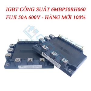 6MBP50RH060 là module IGBT công suất có dòng định mức 75A, điện áp 600V, với khả năng chịu tải ổn định và hiệu suất chuyển mạch cao. Sản phẩm được ứng dụng rộng rãi trong máy cnc, công nghiệp,...