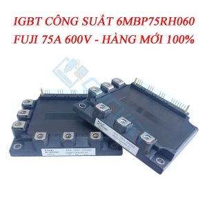 6MBP75RH060 là module IGBT công suất có dòng định mức 75A, điện áp 600V, với khả năng chịu tải ổn định và hiệu suất chuyển mạch cao. Sản phẩm được ứng dụng rộng rãi trong máy cnc, công nghiệp,...