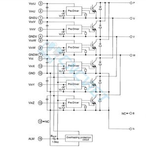 6MBP75RH060 là module IGBT công suất có dòng định mức 75A, điện áp 600V, với khả năng chịu tải ổn định và hiệu suất chuyển mạch cao. Sản phẩm được ứng dụng rộng rãi trong máy cnc, công nghiệp,...