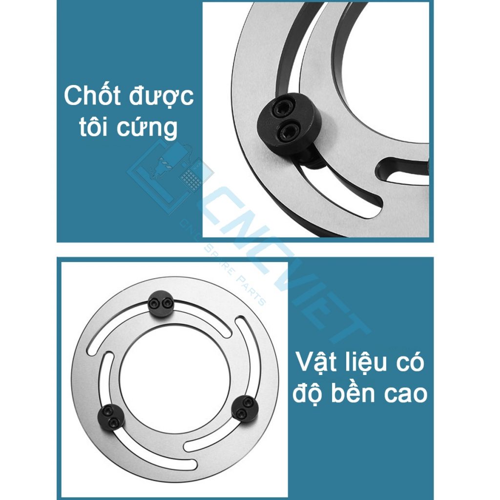 Vòng sửa mâm cặp được làm từ thép hợp kim cao cấp