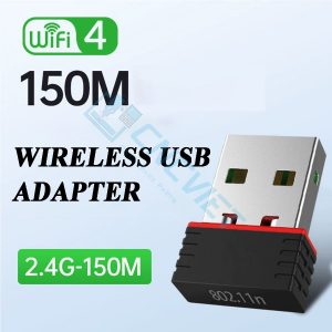 usb wifi tốc độ cao, nhỏ gọn, tương thích nhiều thiết bị và hệ điều hành. Dùng thay thế cho các máy tính PC không có card wifi, laptop đời cũ,...