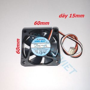 Phân biệt 2 loại quạt 3 dây 60x60x15. Hướng dẫn thay thế an toàn. Quạt NMB 2406KL-05W-B59 chính hãng tại CNCVIET.