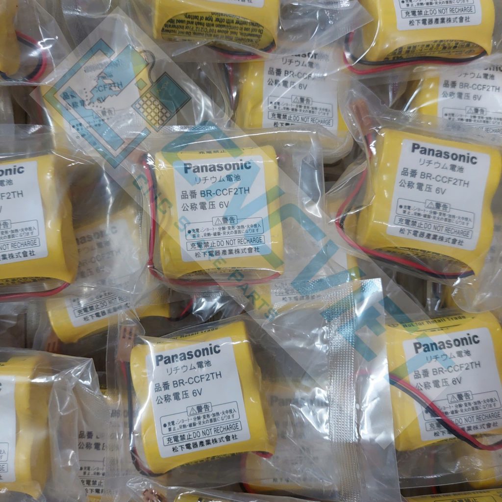Pin Panasonic BR-CCF2TH 6V 5000mAh chính hãng, thay thế chuẩn cho Fanuc A98L-0001-0902, A06B-6073-K001. Dùng cho CNC Fanuc 16i/18i/21i, 0i, servo driver, nuôi encoder. Mới 100%, an toàn không chảy nước. Giao nhanh, hỗ trợ kỹ thuật.