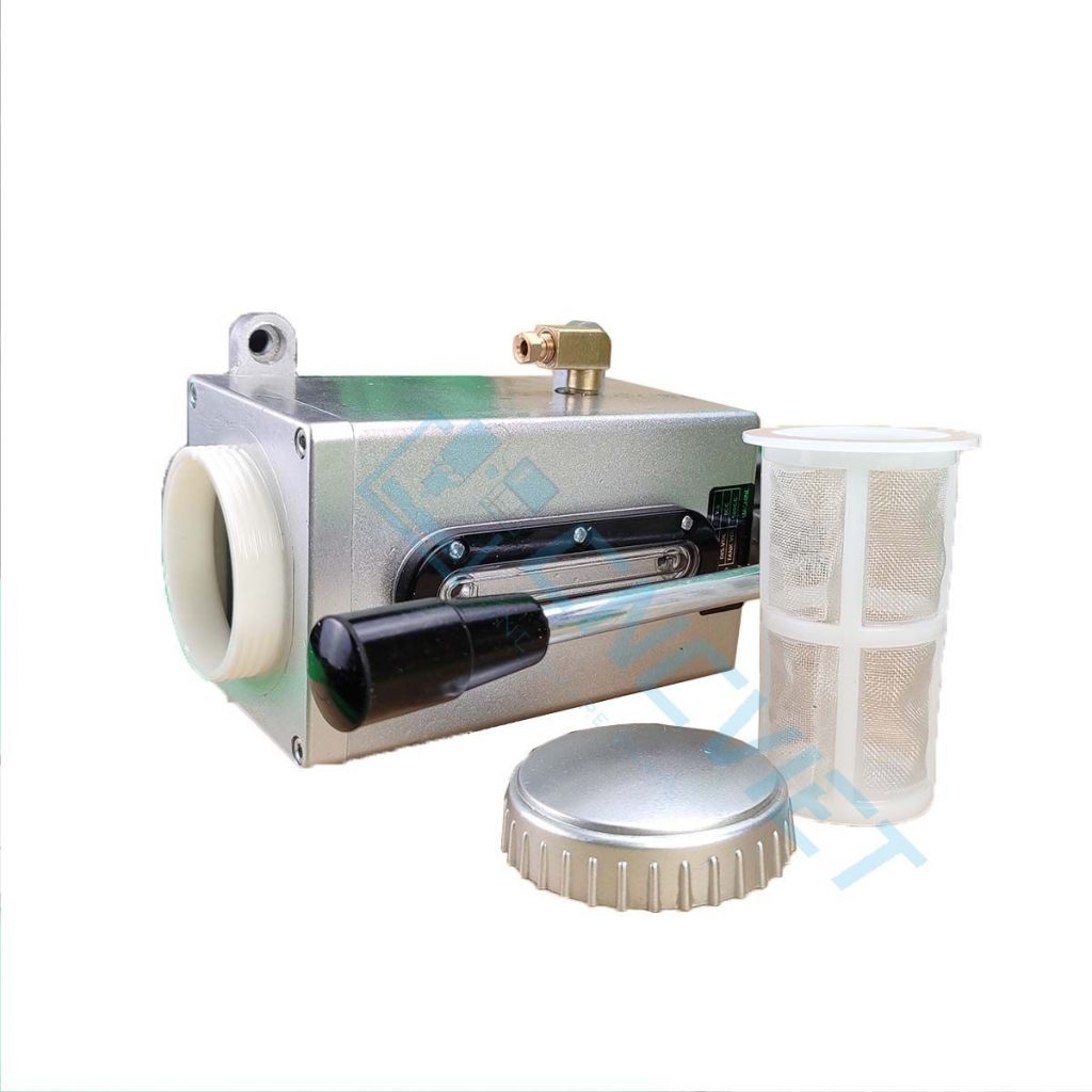 Bơm dầu tay chất lượng cao, đế nhôm đúc nguyên khối – bền bỉ theo năm tháng. Mắt hiển thị dầu, ống 4mm kèm đầu 6mm. Dùng tốt cho dầu N32-N68. Có sẵn tại CNCVIET.